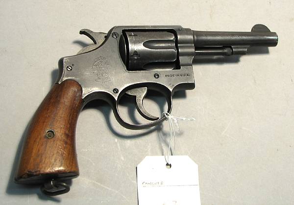 Appraisal: A Smith amp Wesson Victory Model double action revolver Serial