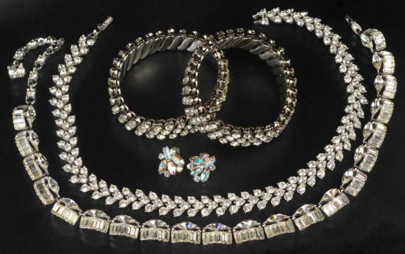 Appraisal: Lot of Antique Costume Jewelry Pieces Description Includes two stretch