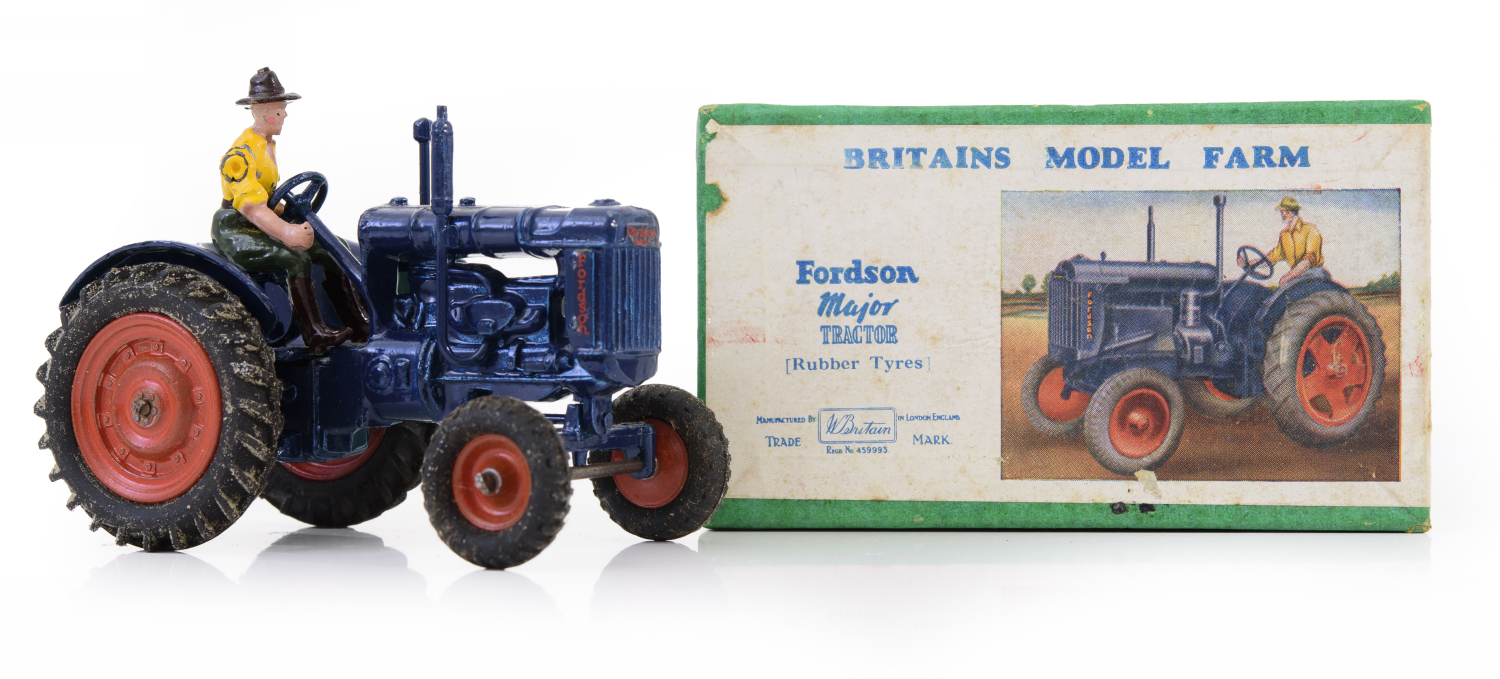 Appraisal: BRITAIN'S MODEL FARM FORDSON MAJOR TRACTOR IN BOX