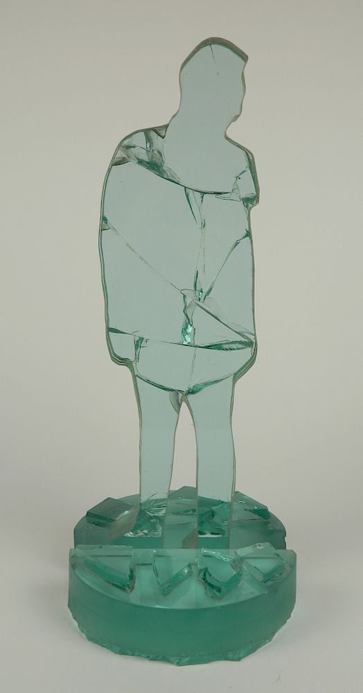 Appraisal: Dan Rothenfeld glass sculpture Dan Rothenfeld American - - ''Reason