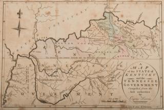 Appraisal: Kentucky and Tennessee Map Harris A Map of the State