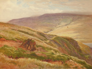 Appraisal: Cyril Ward - - Grouse shooting in a highland landscape