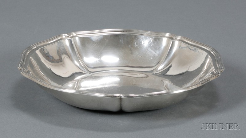 Appraisal: Arthur Stone Sterling Silver Wolsey Bowl Herbert Taylor silversmith shaped