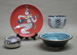 Appraisal: Waylande Gregory ceramic items Waylande Gregory American - - ceramic