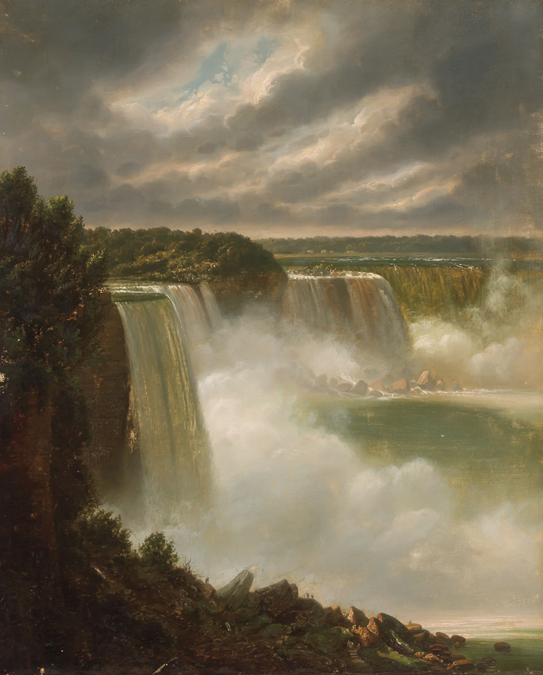 Appraisal: FERDINAND JOACHIM RICHARDT American - Cloudy Day Niagara Falls oil