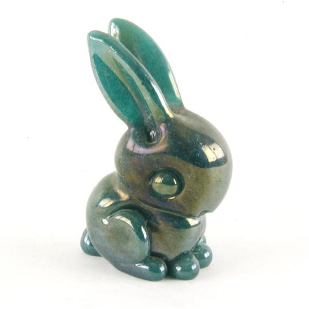 Appraisal: NAPOLEONE MARTINUZZI FOR VENINI 'PULEGOSO' MURANO ART GLASS BUNNY RABBIT