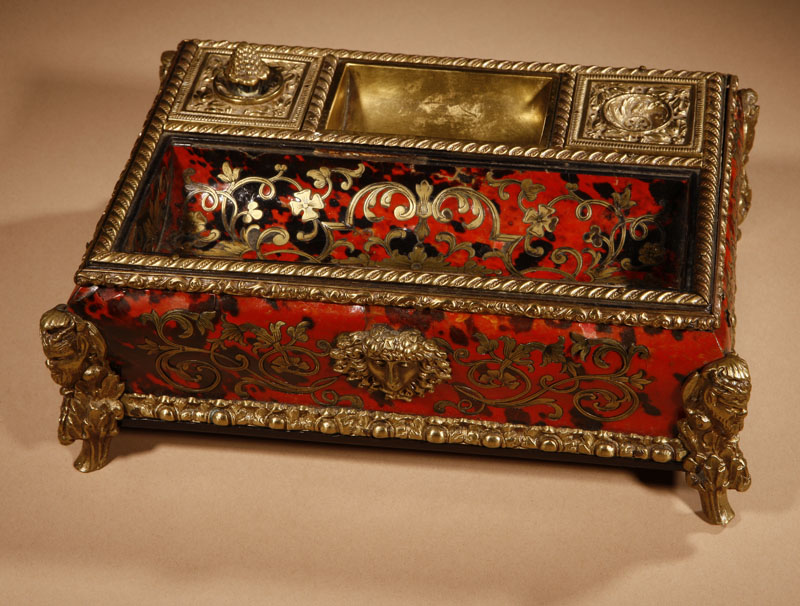 Appraisal: A Regence style gilt bronze-mounted 'Boulle' marquetry encrier A Regence