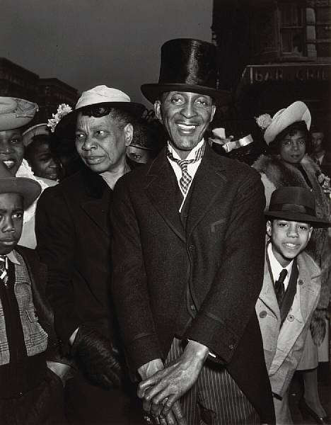 Appraisal: Weegee Arthur Fellig American - Easter Sunday in Harlem c