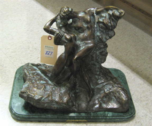 Appraisal: AFTER AUGUSTE RODIN French - Eternal Spring a patinated bronze