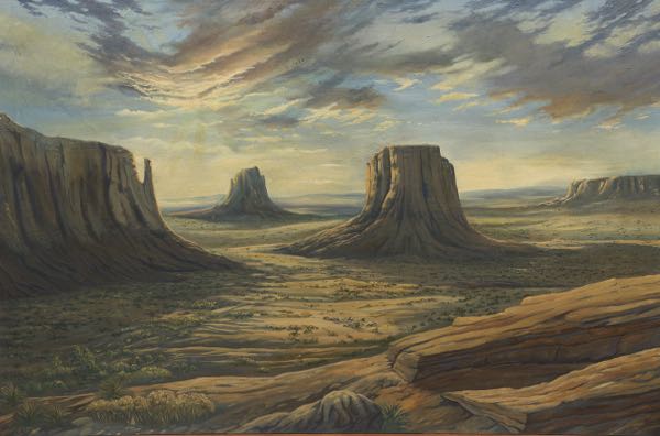 Appraisal: MCCLAIN AMERICAN TH CENTURY x The Colorado Plateau Oil on