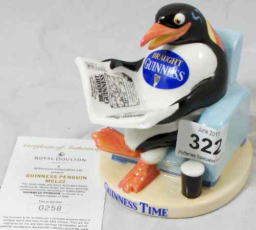 Appraisal: Royal Doulton Advertising Figure Guinness Penguin MCL Limited Edition Boxed