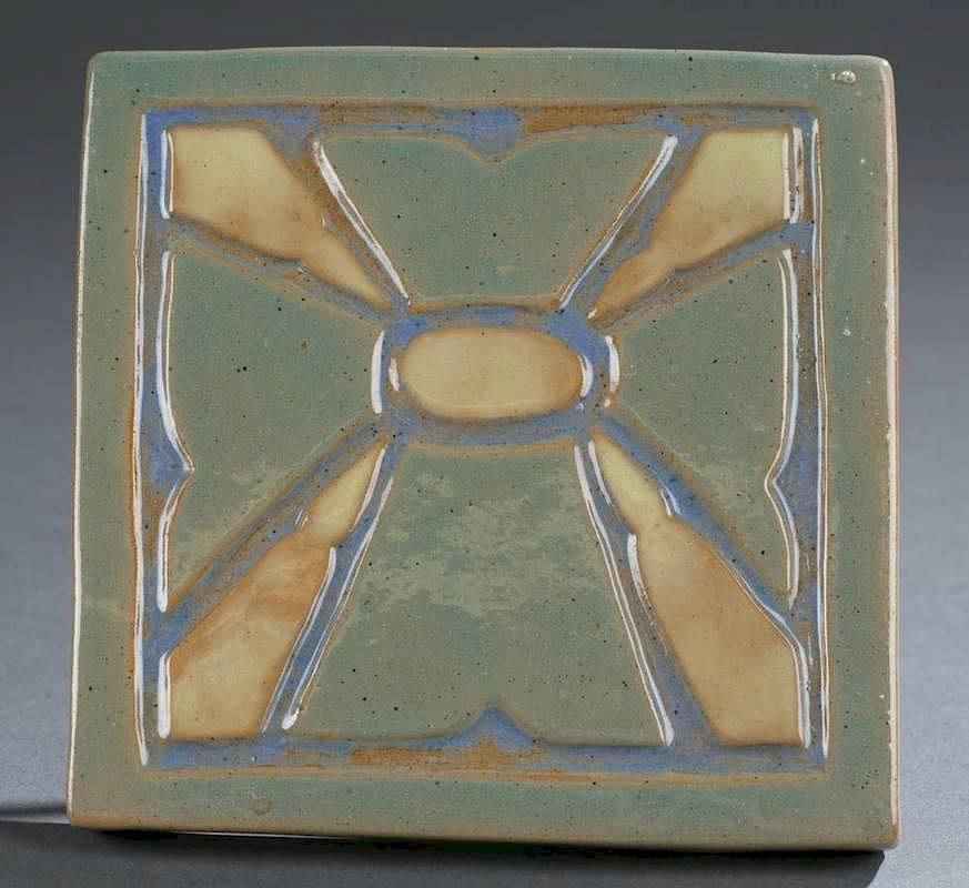 Appraisal: Iowa State College tile by H Raymond An Iowa State