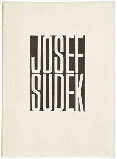 Appraisal: Josef Sudek - Fotografie Prague St tn Nakladatelstv Kr sn