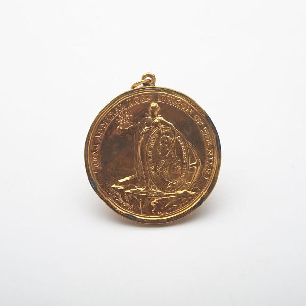 Appraisal: Named Alexander Davison s Victory of the NIle Gilt Bronze