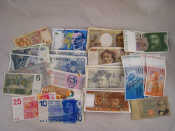 Appraisal: A quantity of French German Swiss Belgian and Dutch banknotes