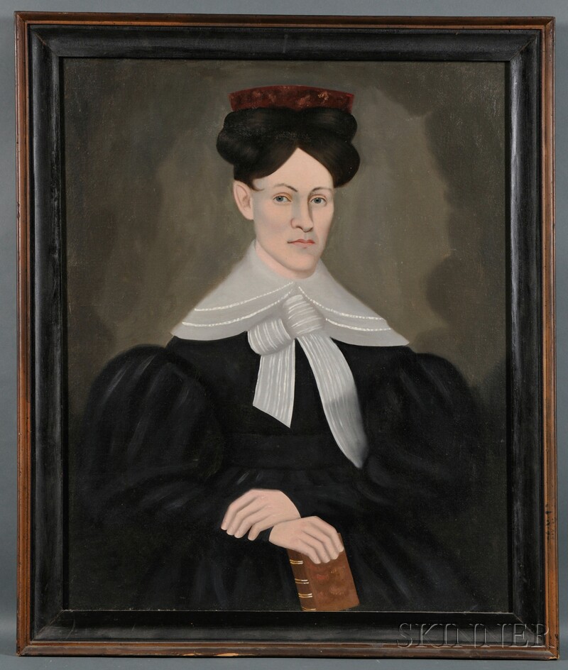 Appraisal: Erastus Salisbury Field American - Portrait of Mrs E A