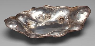 Appraisal: Gorham Martele sterling bread tray everted lip and wave edge