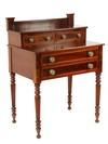 Appraisal: DRESSING TABLE - Early th c New York Sheraton mahogany