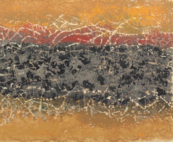 Appraisal: MARK TOBEY AMERICAN - x image x paper Sonata Color