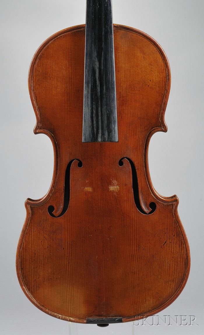 Appraisal: German Violin c Bachman Workshop bearing the maker's label length