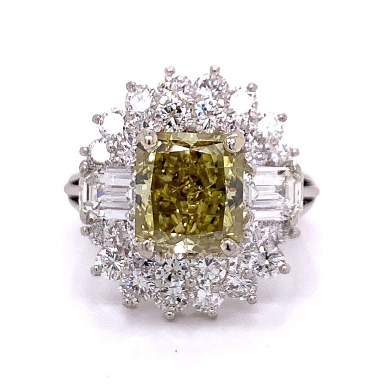 Appraisal: Natural Color GIA Certified Diamond Ring Natural Color GIA Certified