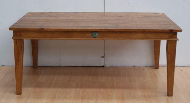 Appraisal: A contemporary pine kitchen table cm long cm wide cm