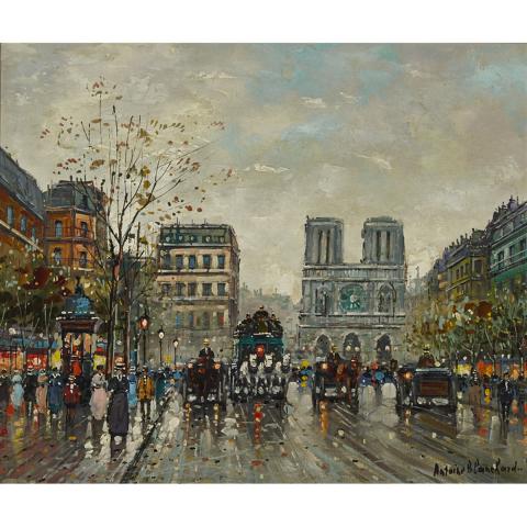 Appraisal: Manner of Antoine Blanchard th Century NOTRE DAME AND THE