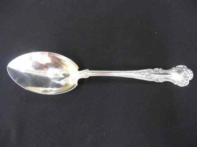 Appraisal: Gorham Sterling Silver Berry Spoon orCasserole spoon '' a beauty