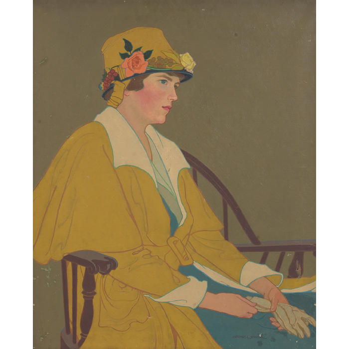 Appraisal: Gertrude S Spaller American th century ''Woman Seated '' c