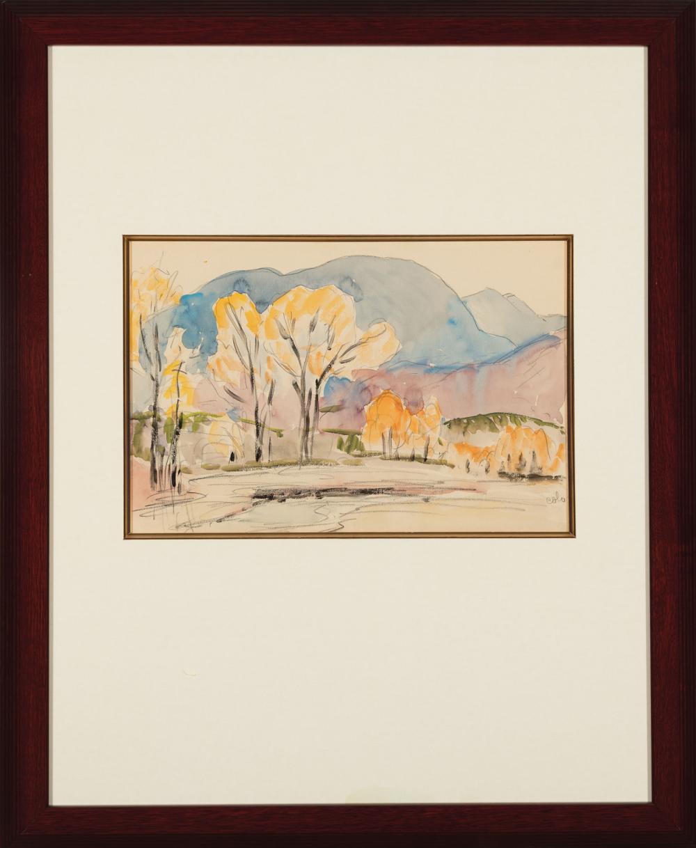 Appraisal: Marie Atkinson Hull American Mississippi - Utah and Colorado watercolors