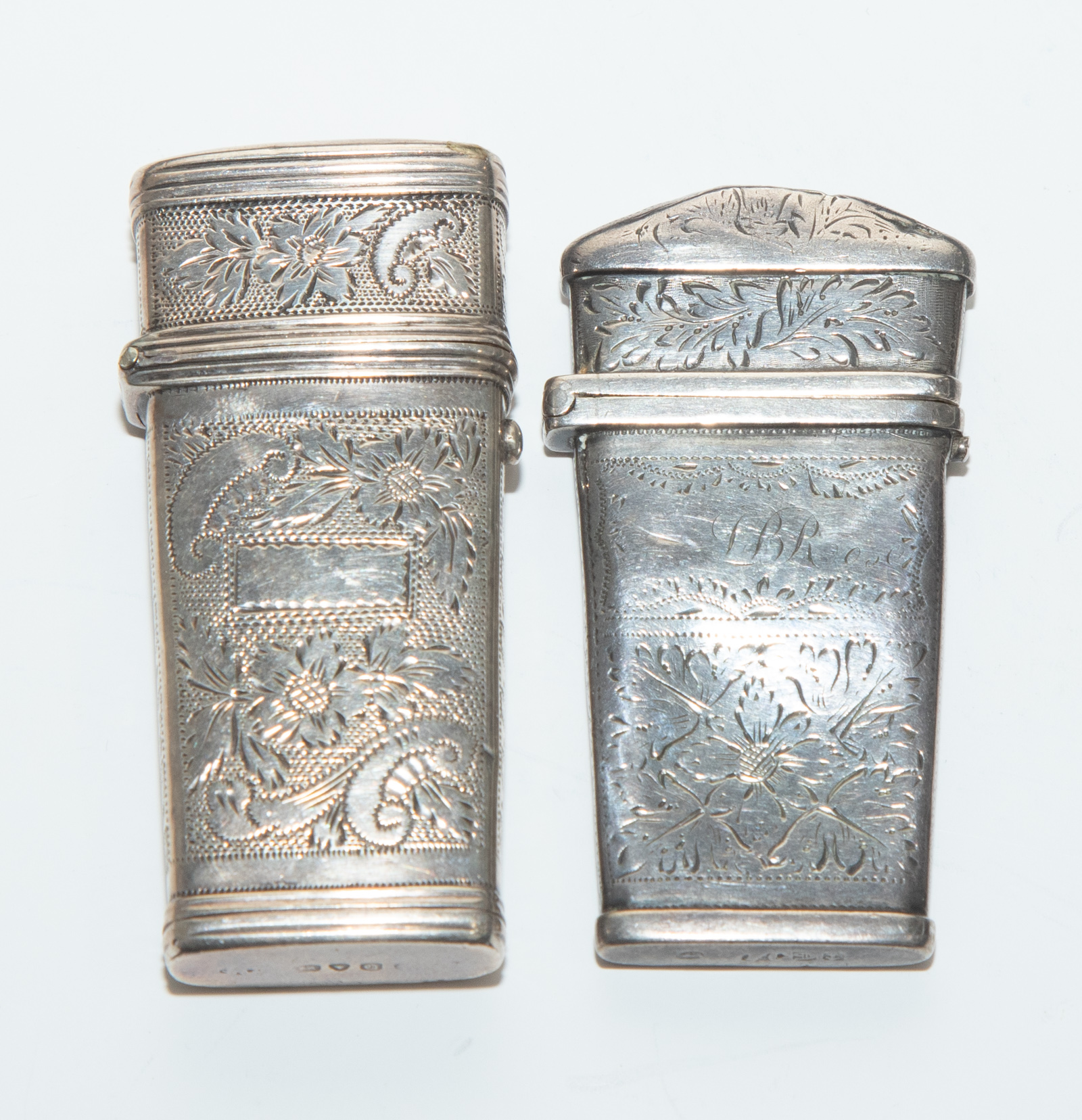 Appraisal: GEORGE IV VICTORIAN SILVER-CASED LANCETS George IV Birmingham without blades