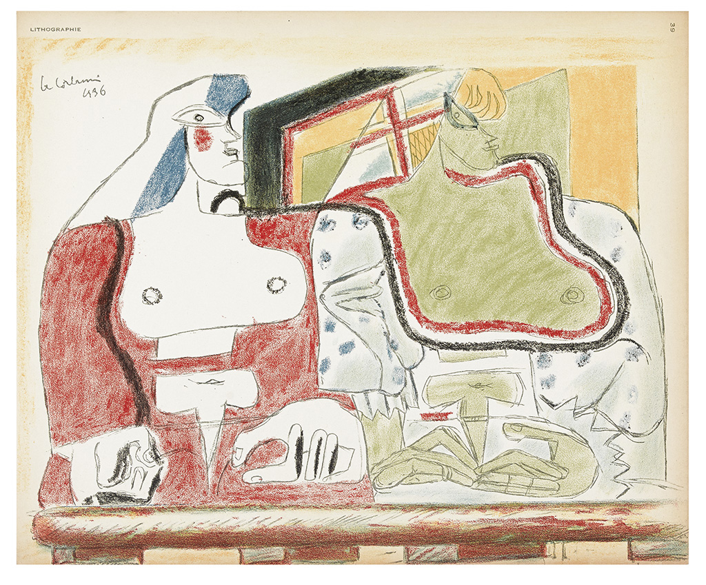 Appraisal: LE CORBUSIER Oeuvre Plastique Peintres et dessins Architecture Illustrated text