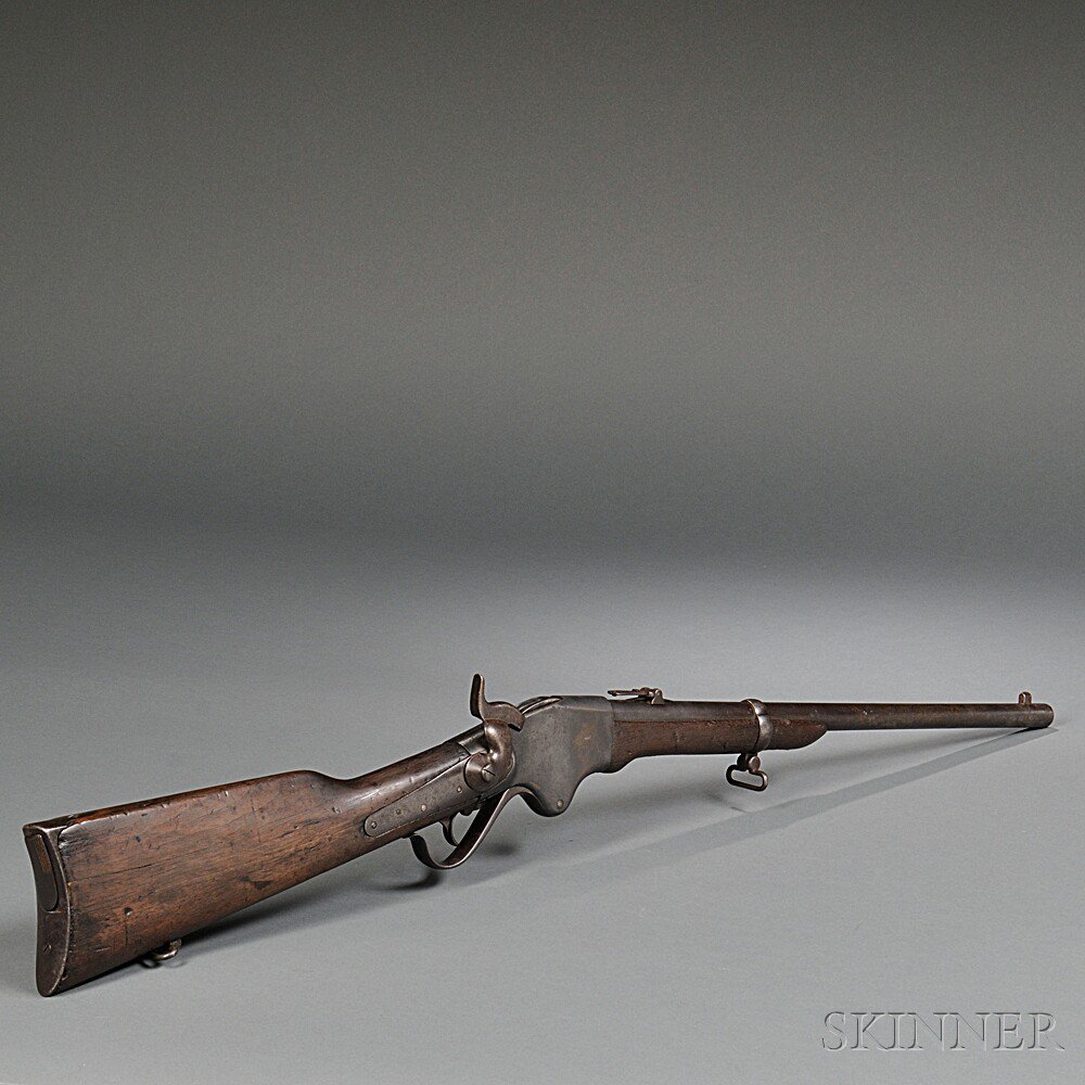 Appraisal: Spencer Repeating Model Carbine c walnut stock and handguard with