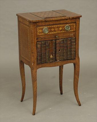 Appraisal: Marquetry Reading Table