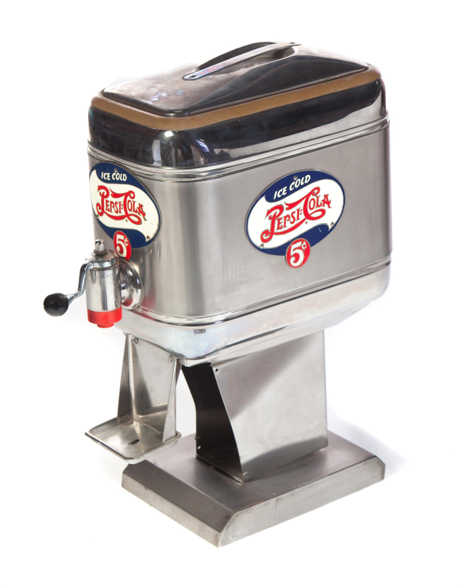 Appraisal: PEPSI-COLA CENT SODA DISPENSER American mid th century Soda Dispenser