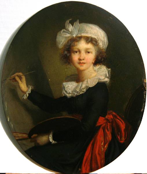 Appraisal: After Elisabeth Louise Vig e Le Brun Self-portrait oil on