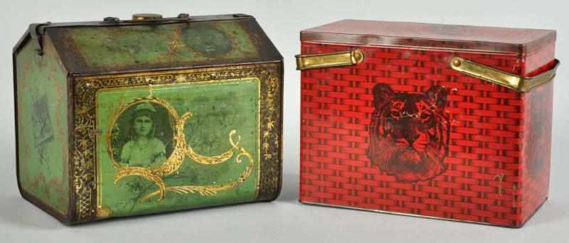 Appraisal: Lot of Tobacco Tins Description Includes one Tiger Lunchbox by