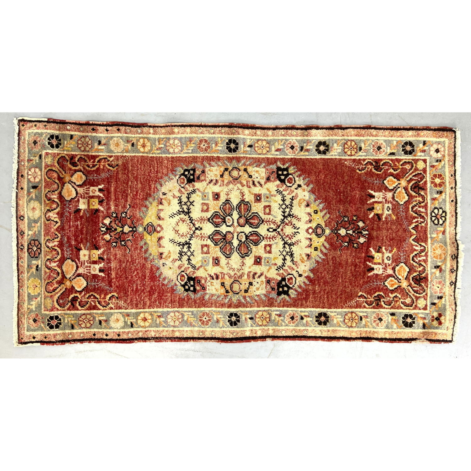 Appraisal: ' x ' Rust Oriental Carpet Dimensions H inches W