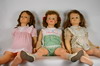 Appraisal: DOLLS - Lot of three Ideal dolls having vinyl heads