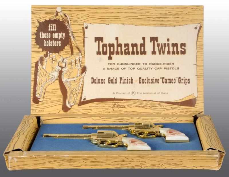 Appraisal: Top Hand Gold Gun Set Description Kilgore s boxed gold