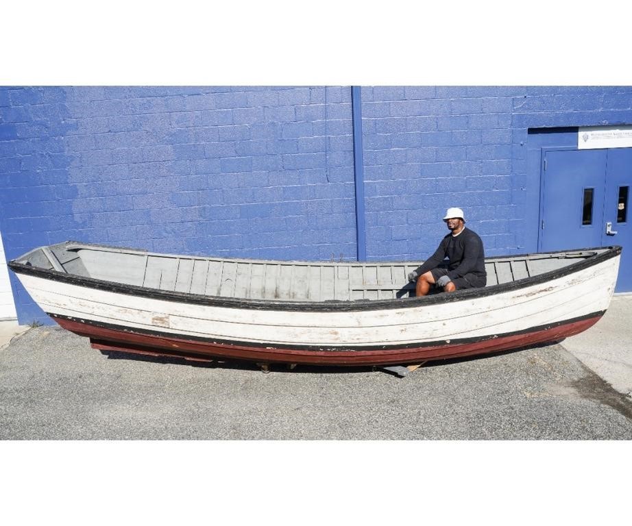 Appraisal: Surf Boat wooden rowing boat mid- th century built by