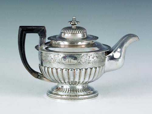 Appraisal: Philadelphia silver coffee pot ca bearing the touch of James