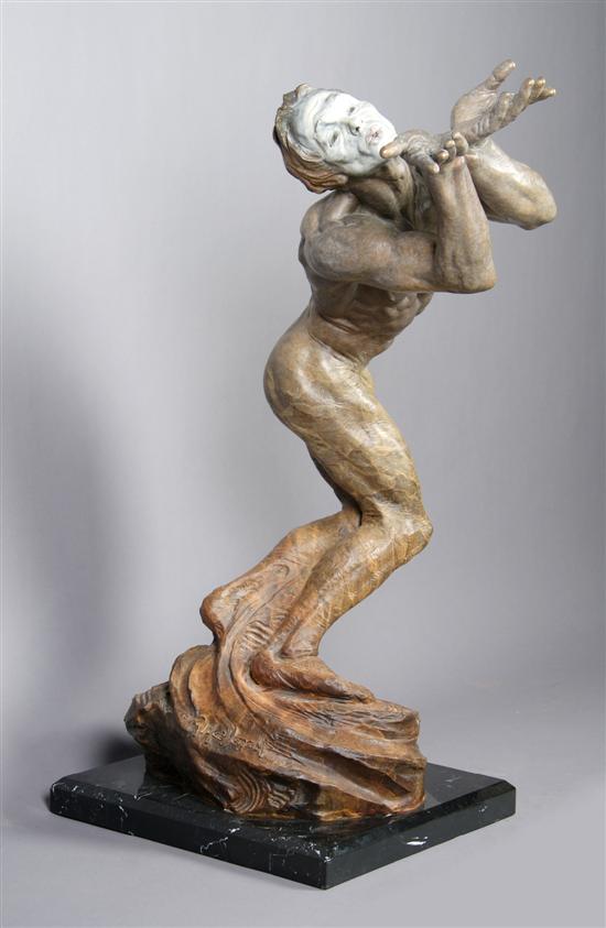 Appraisal: An American Bronze Figure Richard MacDonald Height inches