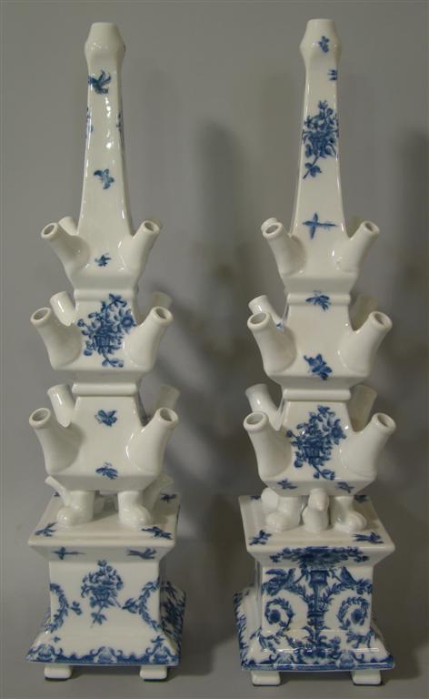 Appraisal: A PAIR OF CHINOISERIE STYLE TULIPIERRES Of typical form with