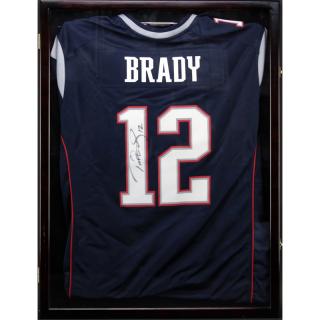 Appraisal: Hand Signed Tom Brady New England Patriots Jersey in Custom