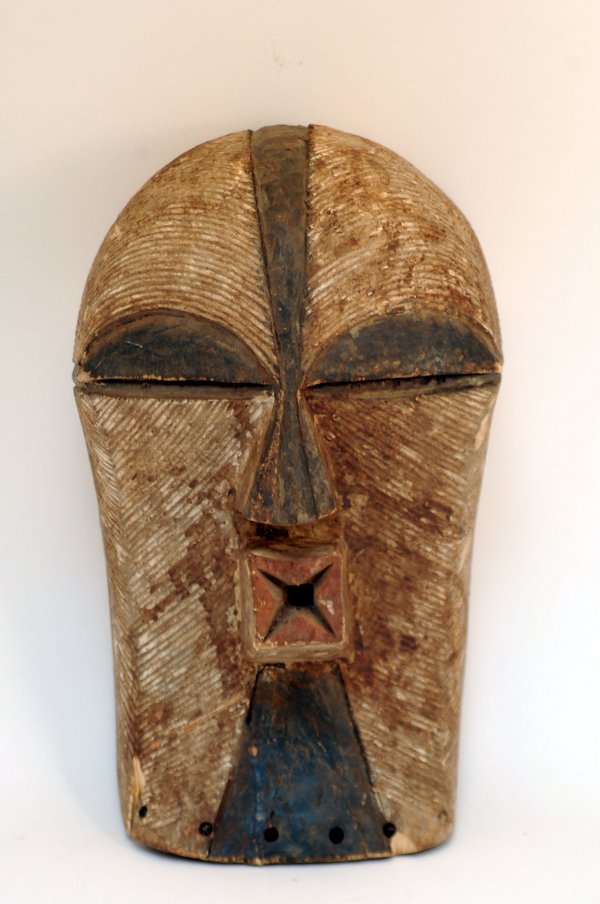 Appraisal: Songye female Bwadi Bwa Kifwebe society mask having typical all