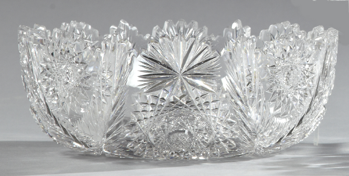 Appraisal: Opulent Libbey Glass Company Brilliant-Cut Berry Bowl first quarter th