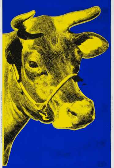 Appraisal: Andy Warhol - Cow see f s II screenprint in