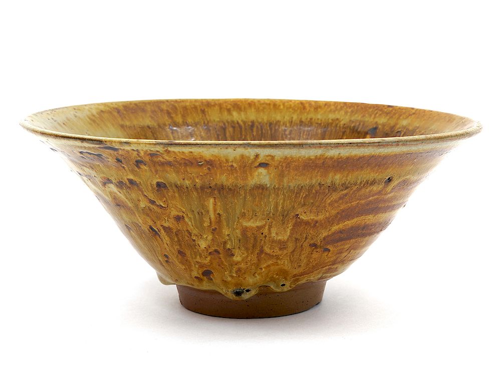 Appraisal: Tessa Kidick Glazed Pottery Bowl Tessa Kidick brown glazed bowl