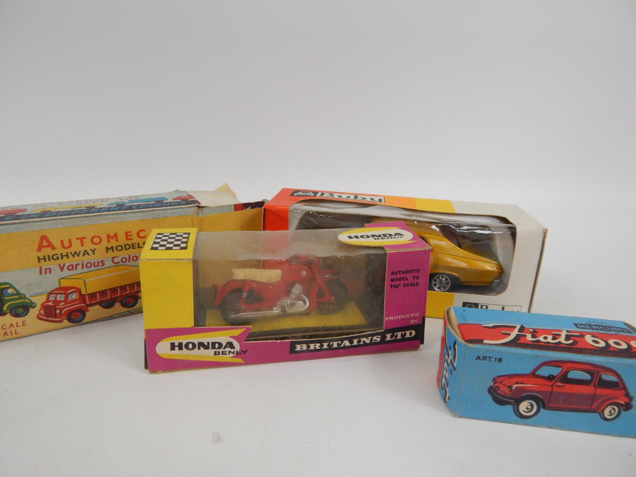 Appraisal: An Automec diecast lorry and others to include Buby blister